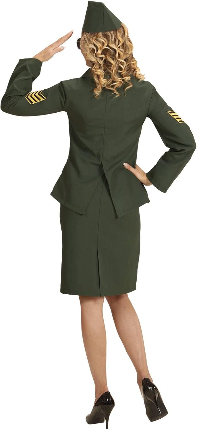 W WIDMANN MILANO Party Fashion - Kostüm Army Officer, Uniform, Soldatin, Militär, 40er Jahre, Faschi