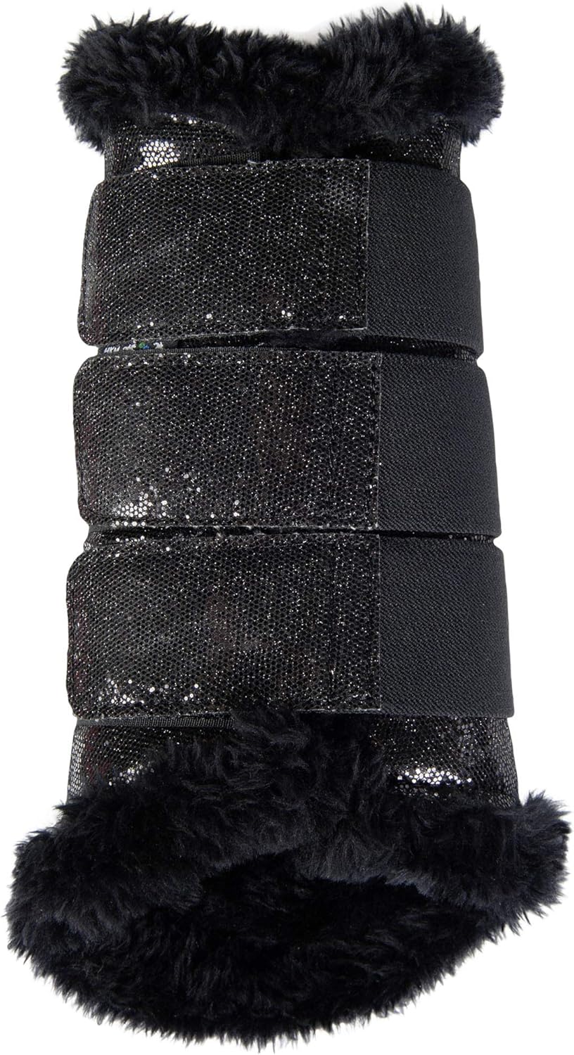HKM Comfort Glitter Gamaschen schwarz S 9100 schwarz