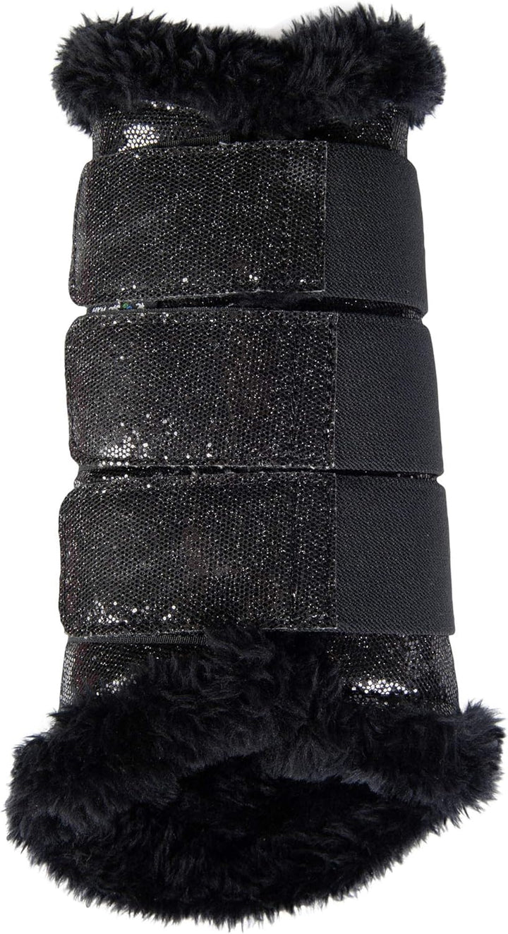 HKM Comfort Glitter Gamaschen schwarz S 9100 schwarz