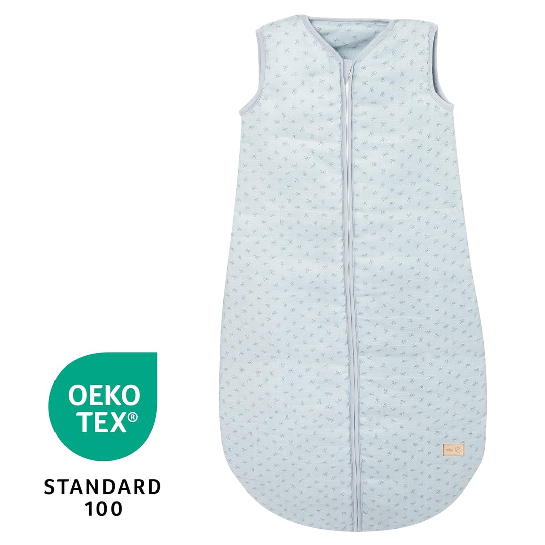 roba Babyschlafsack Lil Planet für Neugeborene - 110 cm - Ganzjahres Schlafsack aus Bio Baumwolle -