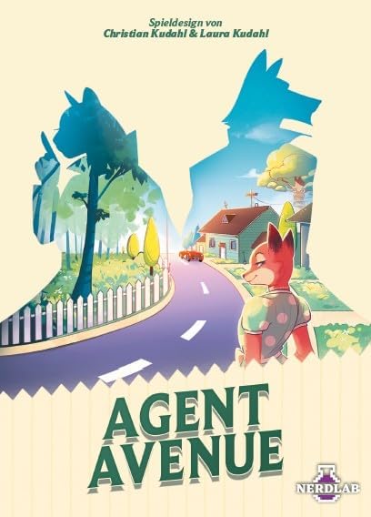 Agent Avenue, Strategisches Kartenspiel, 2-4 Spieler, 10-15 Min Spielzeit, Ab 8 Jahren, auf der Empf