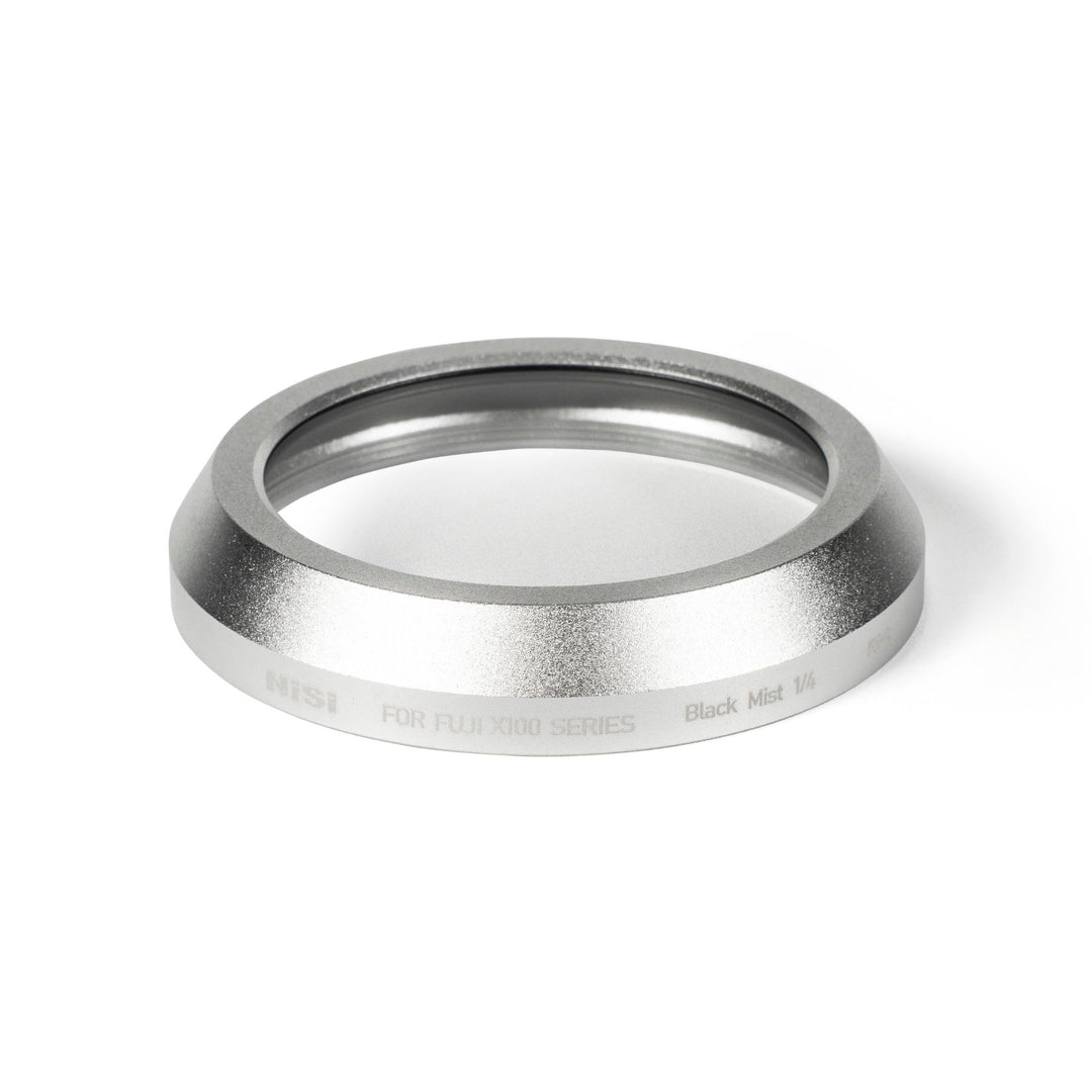 NiSi 49mm Black Mist 1/4 Filter für Fuji X70 / X100 / X100S / X100F / X100T / X100V - Silber Silber