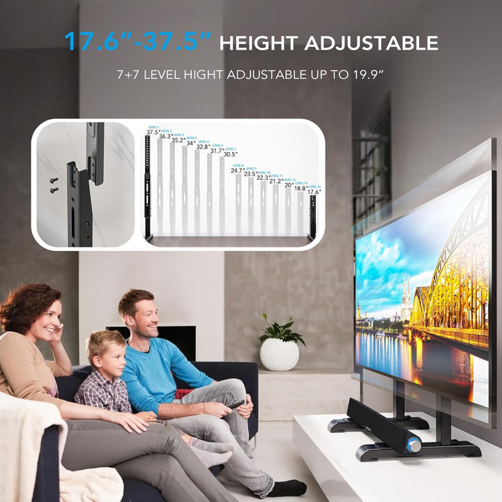 Universal-TV-Ständer, Tischplatte TV-Ständer Ersatz für die meisten 61 bis 202 cm LCD-LED-Fernseher,