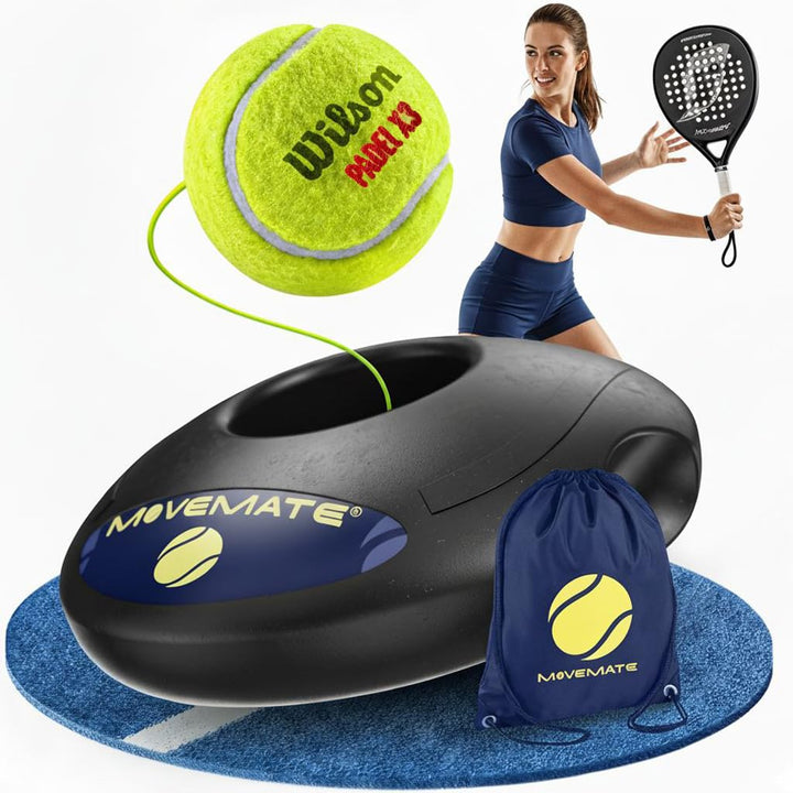 MOVEMATE Padel-Trainer Set mit Wilson® Padelball | innovatives Ballspiel für Draussen, im Garten, im