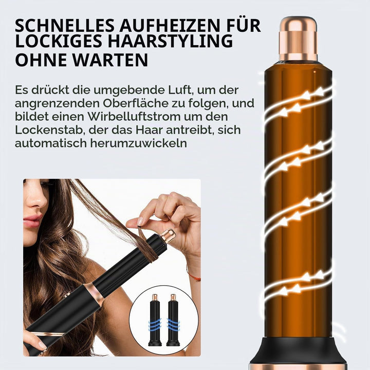 Airstyler 5 in 1 Hairstyler Haarstyler Ionen Föhn Luft Lockenstab Magic Styler Warmluftbürste Föhnbü