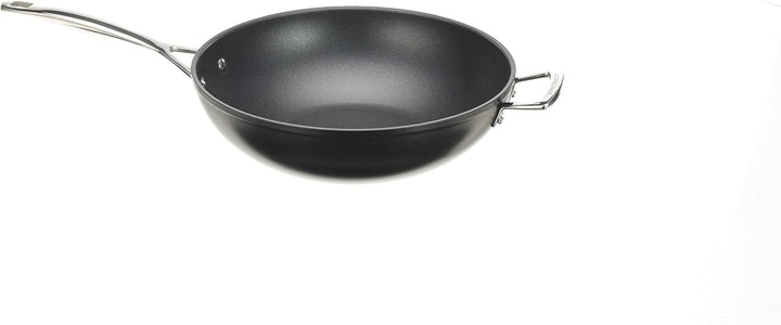 Le Creuset Aluminium-Antihaft Wok-Pfanne mit Gegengriff, Ø 30 cm, Für alle Herdarten inkl. Induktion