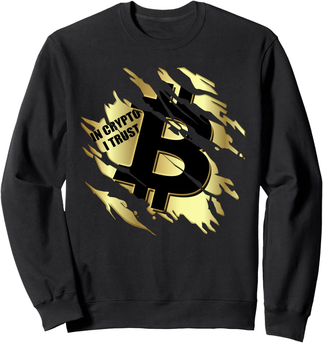 Aktien Broker Crypto Bitcoin Börse Trader Cryptocurrency Sweatshirt