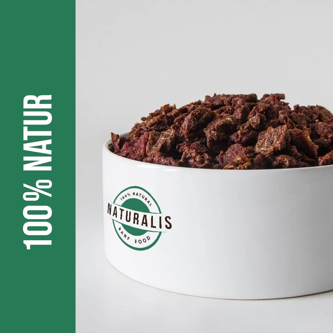 Naturalis Smart 80 Barf Trockenbarf Hundefutter 1 kg Rind Alleinfuttermittel ohne Zusätze getreidefr