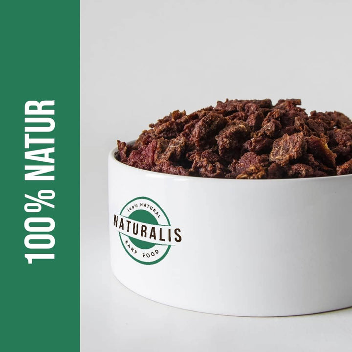 Naturalis Smart 80 Barf Trockenbarf Hundefutter 1 kg Rind Alleinfuttermittel ohne Zusätze getreidefr