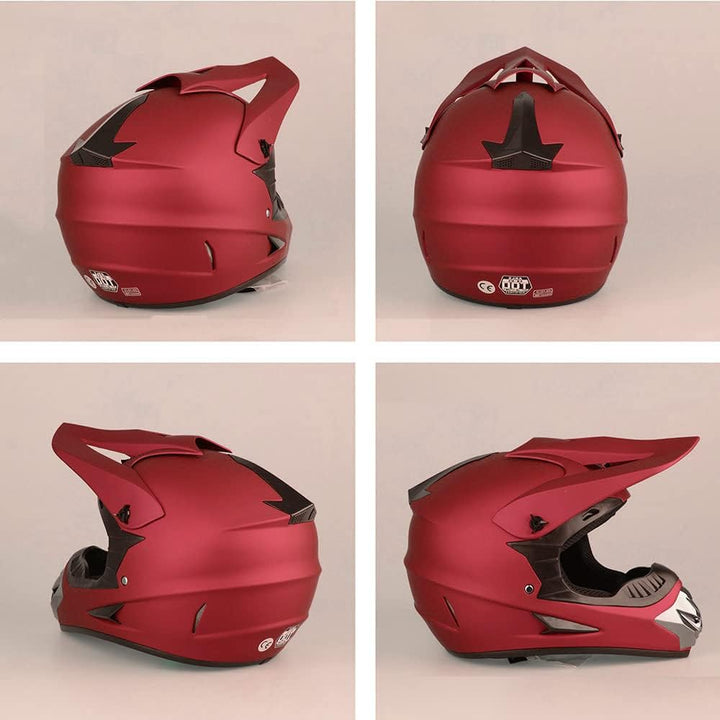 Jugend-Offroad-Motocrosshelme,Fahrradhelme für Jungen und Mädchen,Personalisierter Motorradhelme,CE