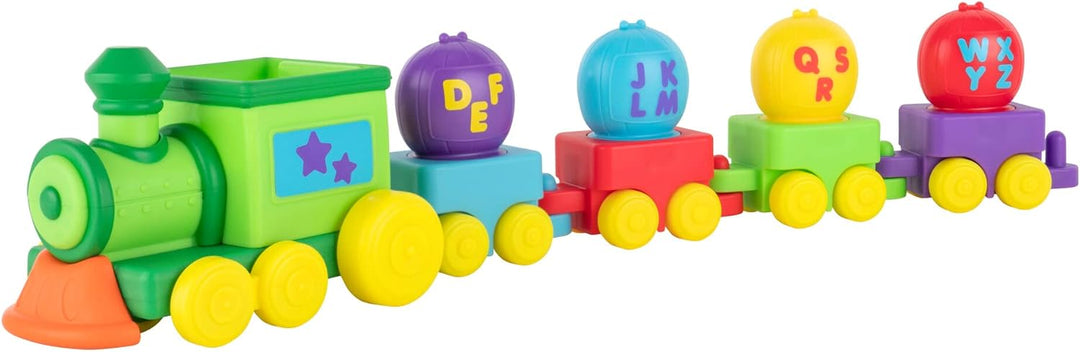 CoComelon CMW0337 - Mitsing-Buchstabenzug mit Musik und exklusiver JJ Spielfigur, offizielle deusche