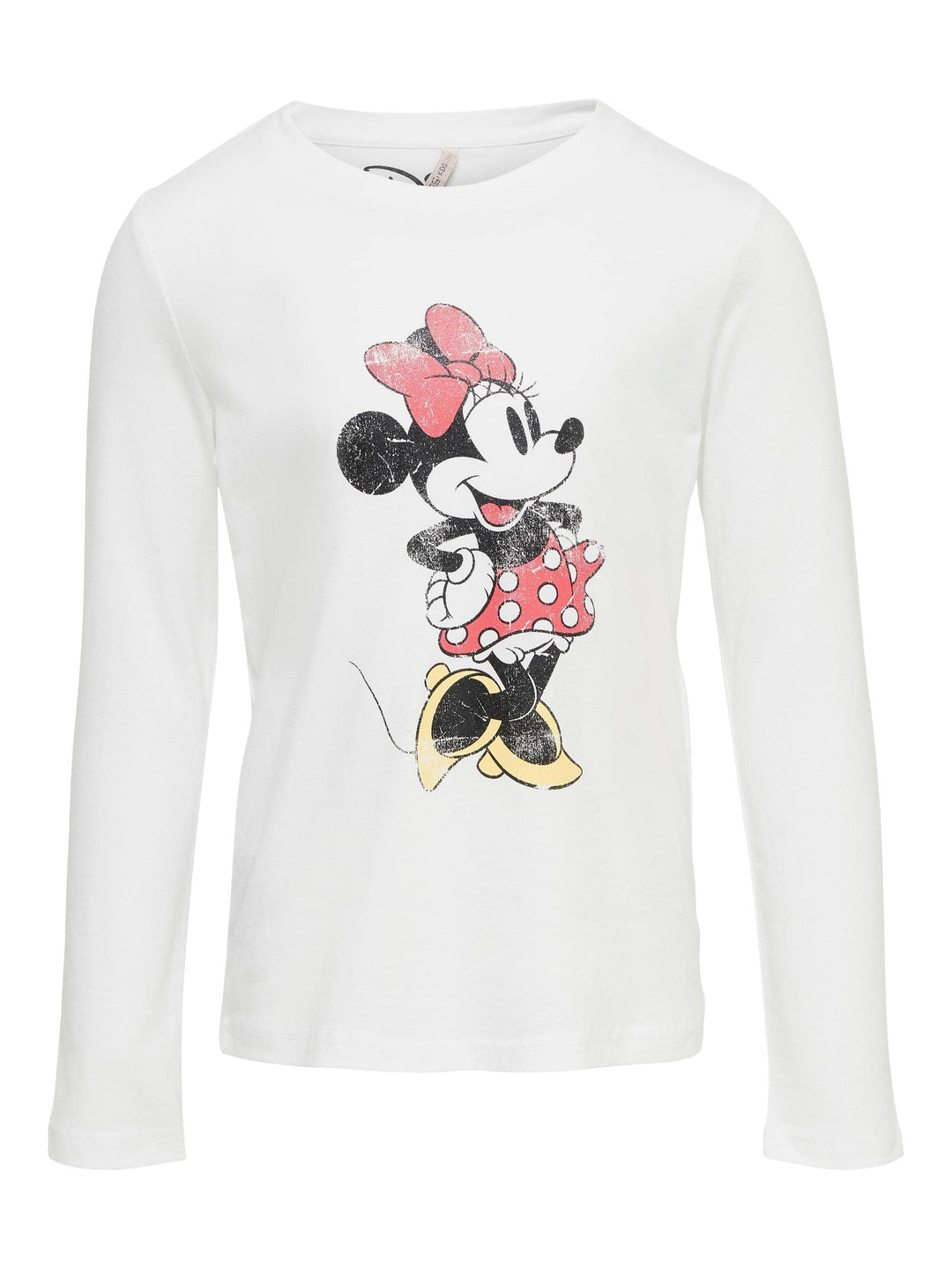 KIDS ONLY Mädchen Longsleeve mit Disney Motiv Bright White 158/164