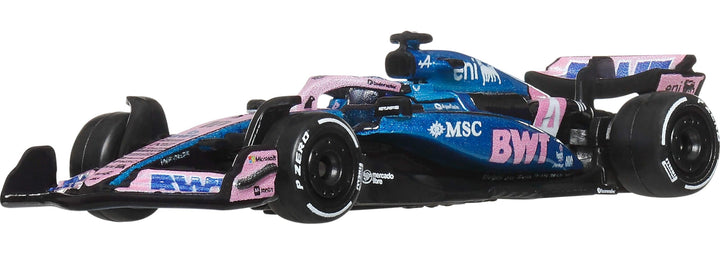 Hot Wheels Formel 1 BWT Alpine – Pierre Gasly #10 Premium Die-Cast-Spielzeugauto im Massstab 1:64 Sa