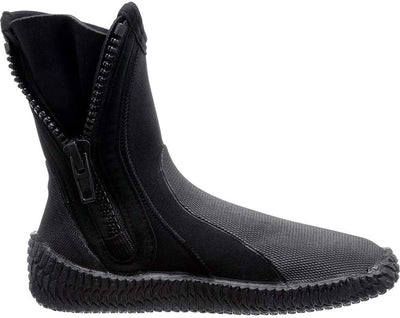 Cressi Isla Boots - Unisex Tauchschuhe aus Neopren Shwarz mit Gummisohle 5mm XL, 5mm XL