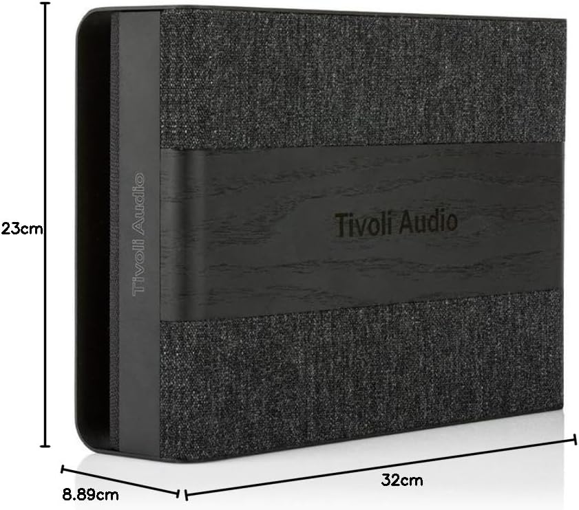 Tivoli Audio 815097018117 "Art Line Model SUB WLAN Subwoofer Ash Schwarz, Ash Schwarz