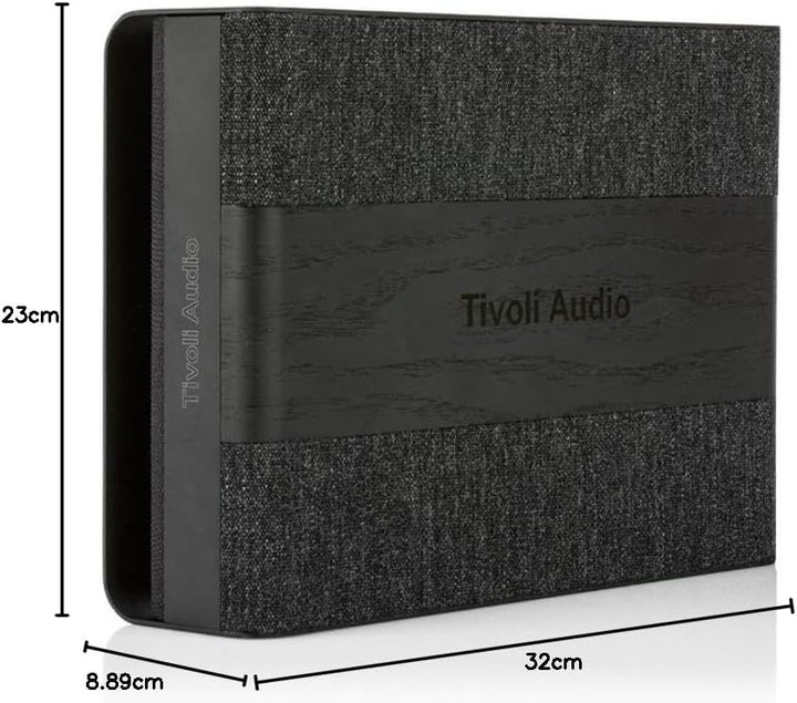 Tivoli Audio 815097018117 "Art Line Model SUB WLAN Subwoofer Ash Schwarz, Ash Schwarz