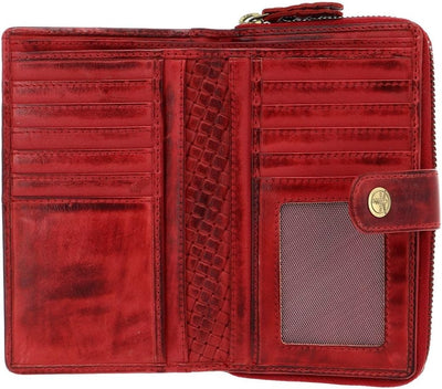 Chiemsee Geldbörse Echt Leder rot Damen - 020473