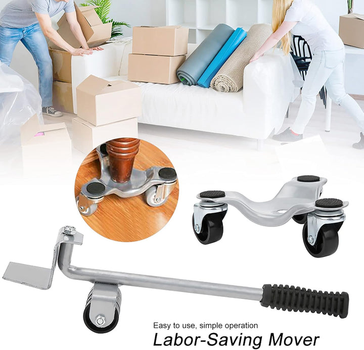 Möbelbewegungsrollen-Set, Möbeltransport-Set Möbelheber-Werkzeugsatz Zum Heben von Möbelgleitern, Gl