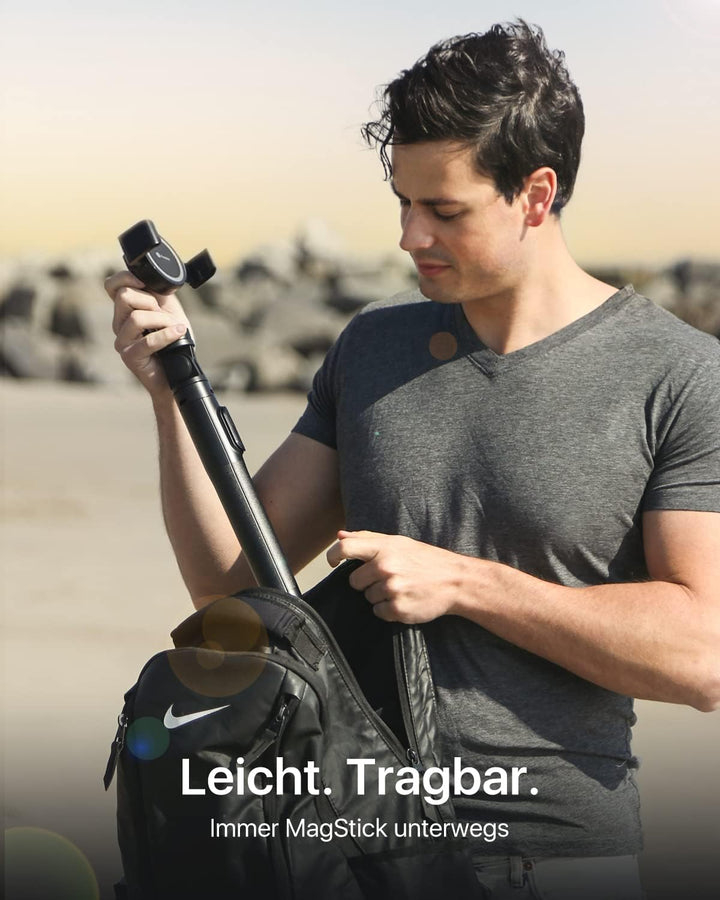 [2024 Ganz Neues Entwurf] andobil Magnet Selfie Stick Stativ für MagSafe,Extendable Handy Stativ für