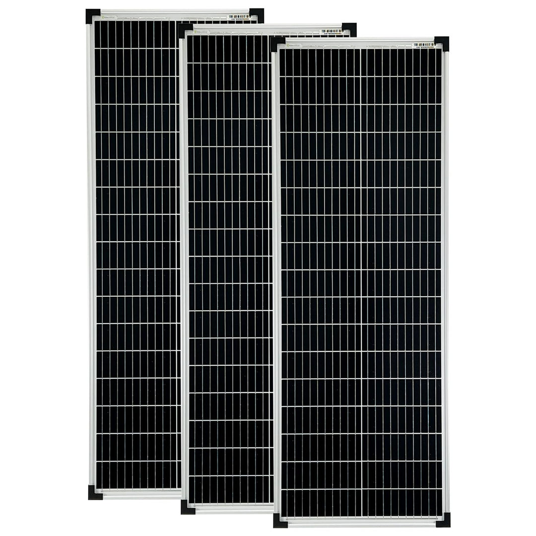 80 Watt Mono Solarmodul 10 Busbars 210mm Zellformat Solarpanel (3), 3