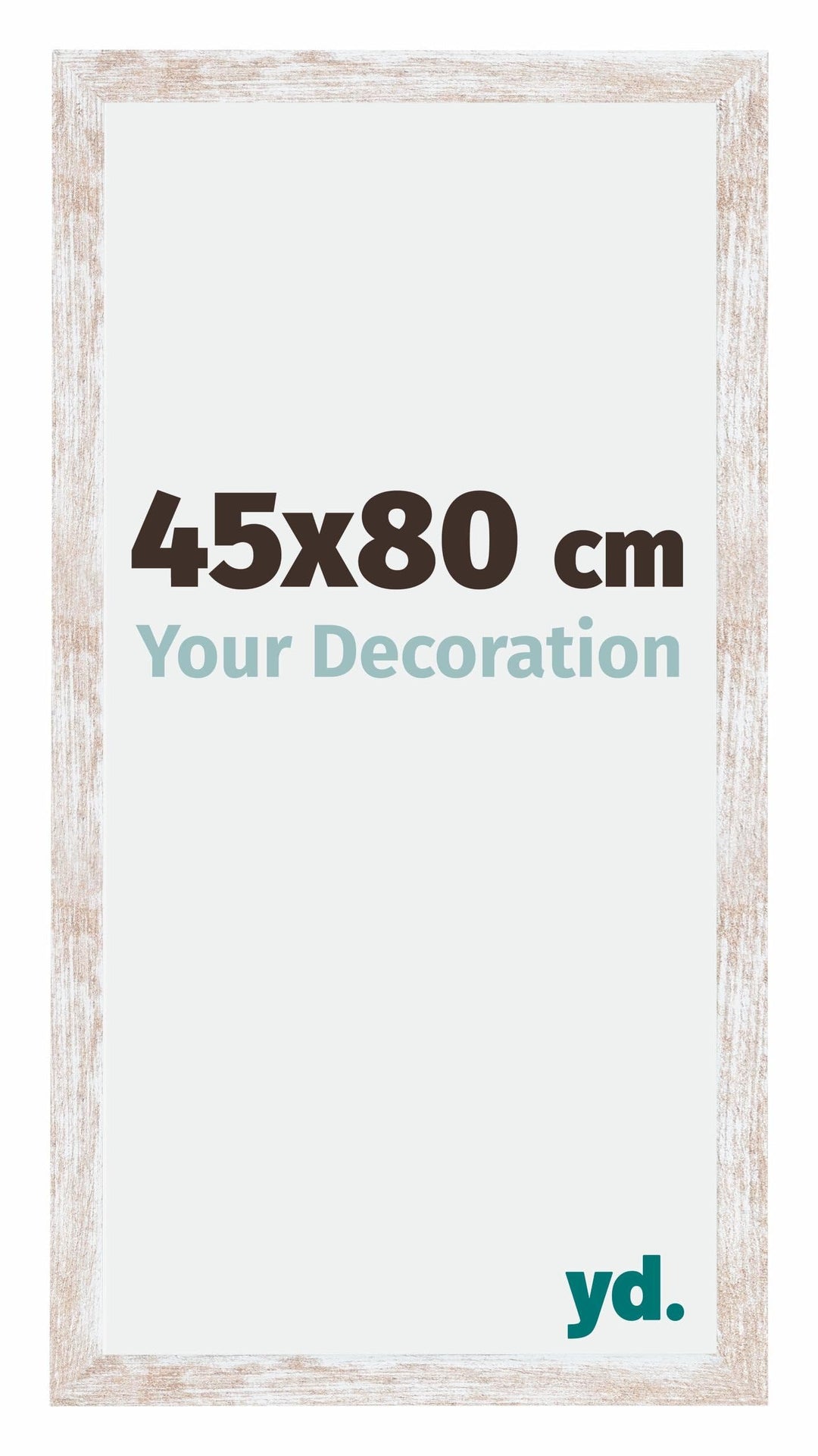 yd. Your Decoration - Bilderrahmen 45,00x80,00 cm - Bilderrahmen aus MDF mit Acrylglas - Antireflex