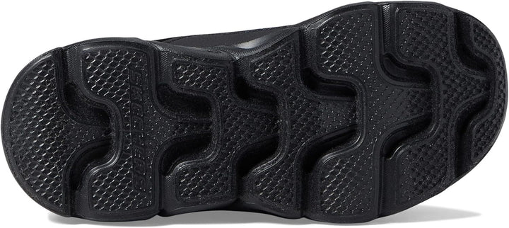 Skechers Jungen Flex Glide Sneaker 31 EU Black Gray Synthetic Multi Trim, 31 EU Black Gray Synthetic