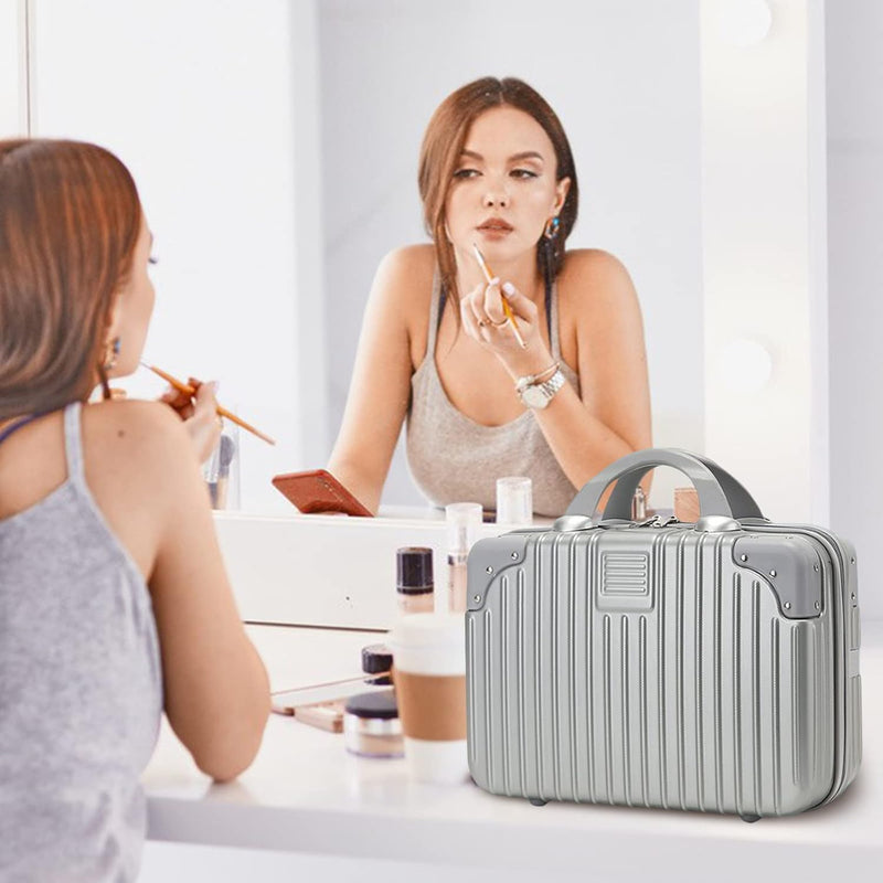 Balakaka Kosmetikkoffer Wasserdicht Schminktasche Leichter Handgepäck Beauty Case mit Handgriff und