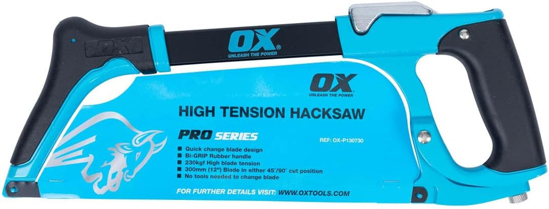 OX Pro High Tension Hacksaw 12" Regular, Regular