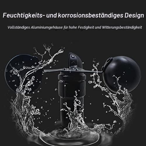 Windgeschwindigkeitssensor 4-20 mA Feuchtigkeitsbeständiger Anemometer mit hochwertigem Luftfahrtkab