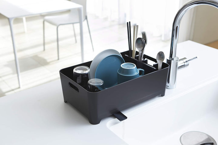 Dish Drainer - Tower - black Schwarz, Schwarz