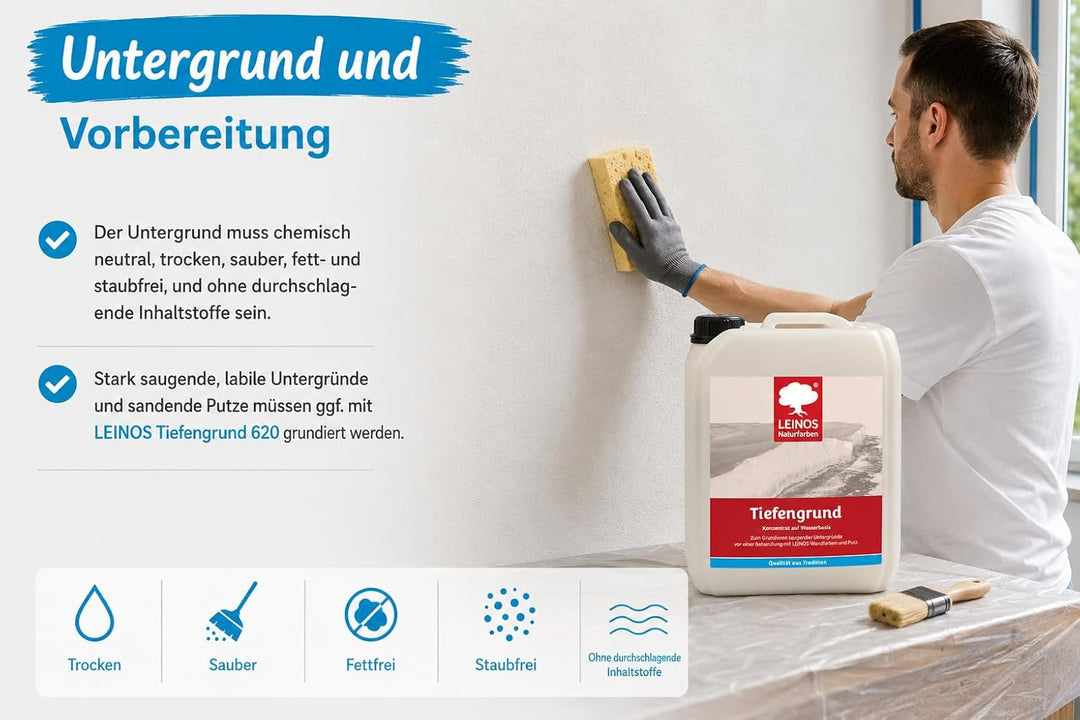 Leinos 685 Streich- und Rollputz Fein 10,00 l 10,0 Liter Fein, 10,0 Liter Fein