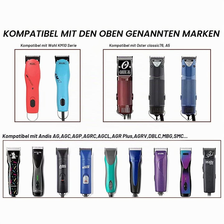 Abnehmbare Haustier-Hundeschermaschine, Keramikklingen,kompatibel mit Schermaschinen der Serie Moser