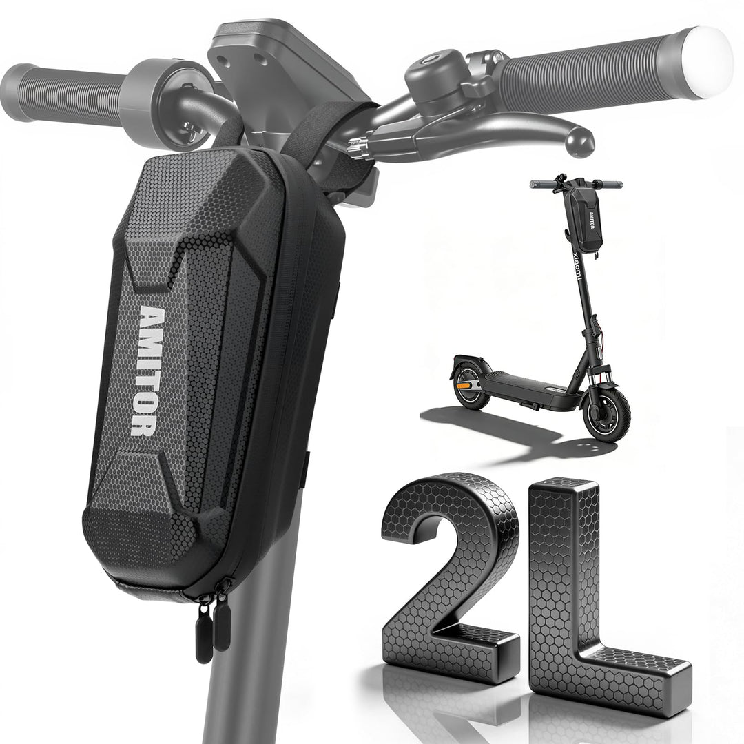 E Scooter Tasche 2L Wasserdicht für Xiaomi Segway Ninebot, Hart Eva E Scooter Lenkertasche Leicht Or