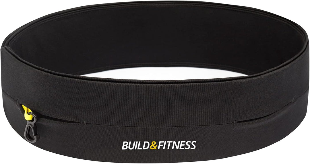 Build &amp; Fitness Lauf Gürtel Damen und Herren, Flip-Taille Gürteltasche, Schlüsselclip - Handytasche