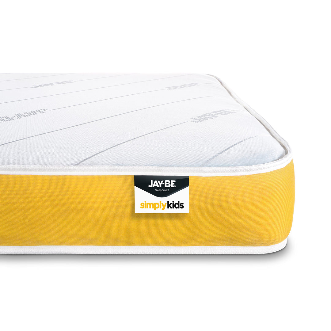 JAY-BE Matratze Simply Kids Anti-Allergy e-Pocket Federkernmatratze, Schaumfrei, weiss, European Sin