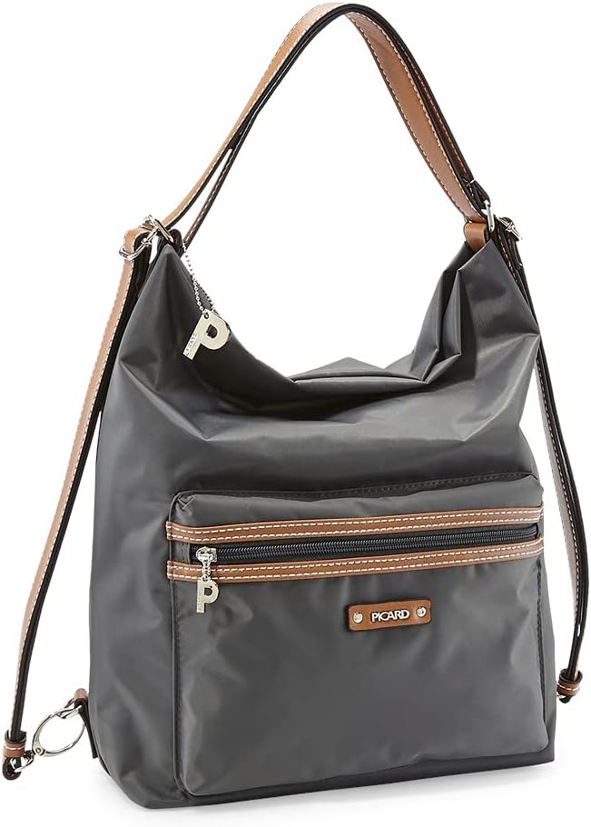 Picard Damen Beuteltasche Und Rucksack SONJA aus Nylon Gross | mit Reissverschluss | Beuteltasche un