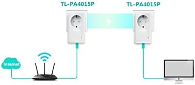 TP-Link CPL AV600 (600-Mbit/s-Debit), 1 Port Fast Ethernet, integrierte französische Version von Pri