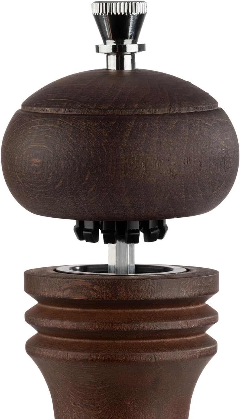 APS 40577 Salzmühle aus Buchenholz, Keramikmahlwerk, Ø 6 cm, Höhe 23 cm Ø 6 x H 23 cm Salzmühle Buch