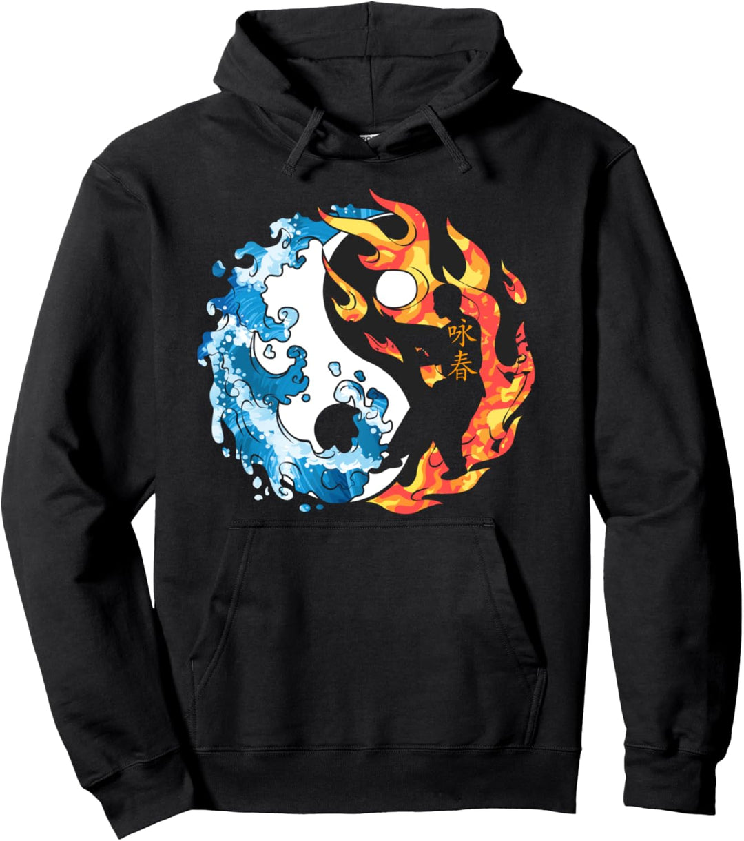 Yin Yang Wing Chun Chinesische Kampfkünste Yinyang Wasser Fe Pullover Hoodie