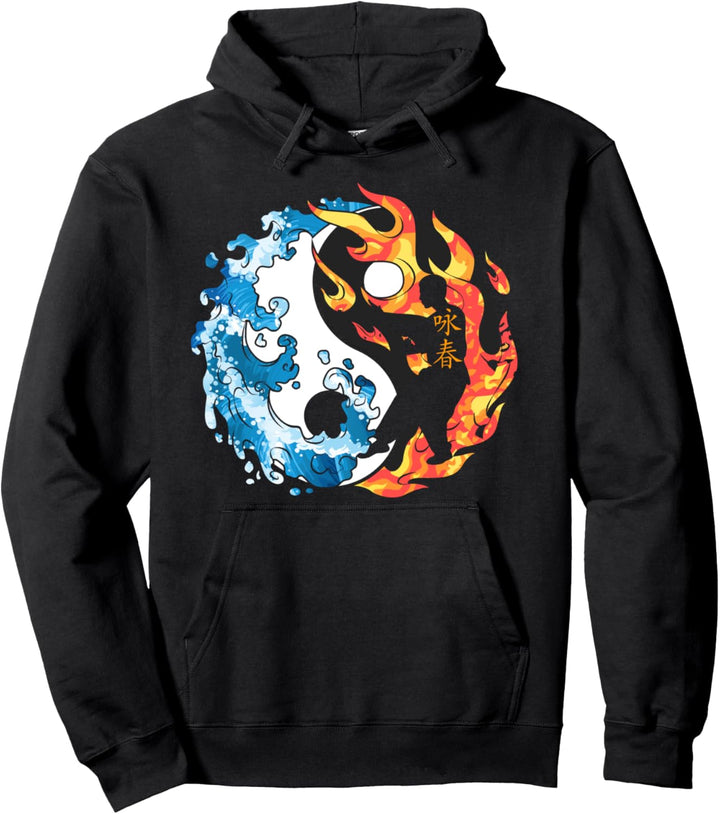 Yin Yang Wing Chun Chinesische Kampfkünste Yinyang Wasser Fe Pullover Hoodie