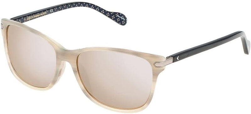 Lozza Unisex S0353805 Sonnenbrille, braun, 57 mm