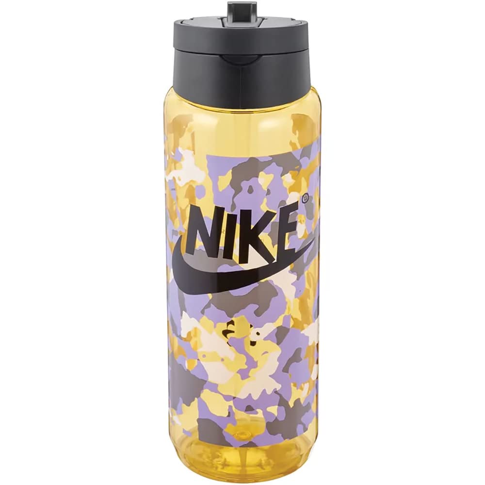 Nike Unisex – Erwachsene TR Renew Recharge Trinkflasche, Yellow Ochre/Black/Black, 709ml