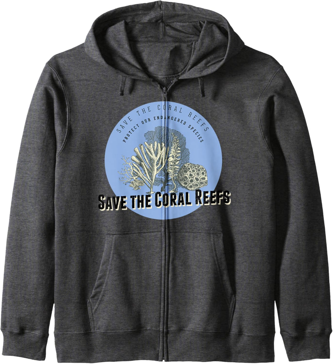 Save the Coral Reefs T-Shirt – Endangered Species Tee Kapuzenjacke