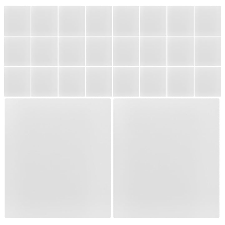 BESPORTBLE 30 Stück 3D Stift Zeichenmatte aus Transparentem Hitzebeständigem PVC mit Präziser Nachze