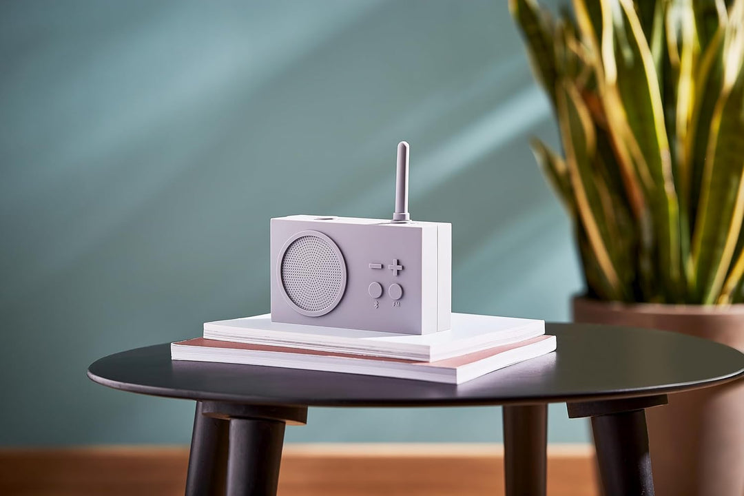 Lexon TYKHO 3 Tragbarer Bluetooth Lautsprecher mit FM Radio, Wasserdicht und Wiederaufladbarer Akku