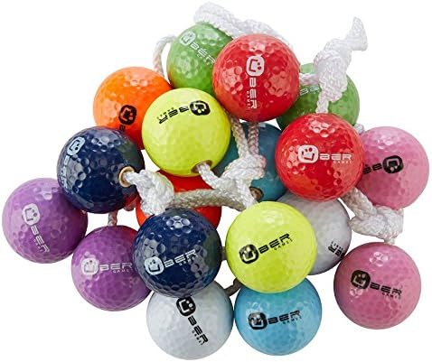Uber Meister Golf Set, Hartholz, mit echten Golfbällen, Profi, Nr 1.