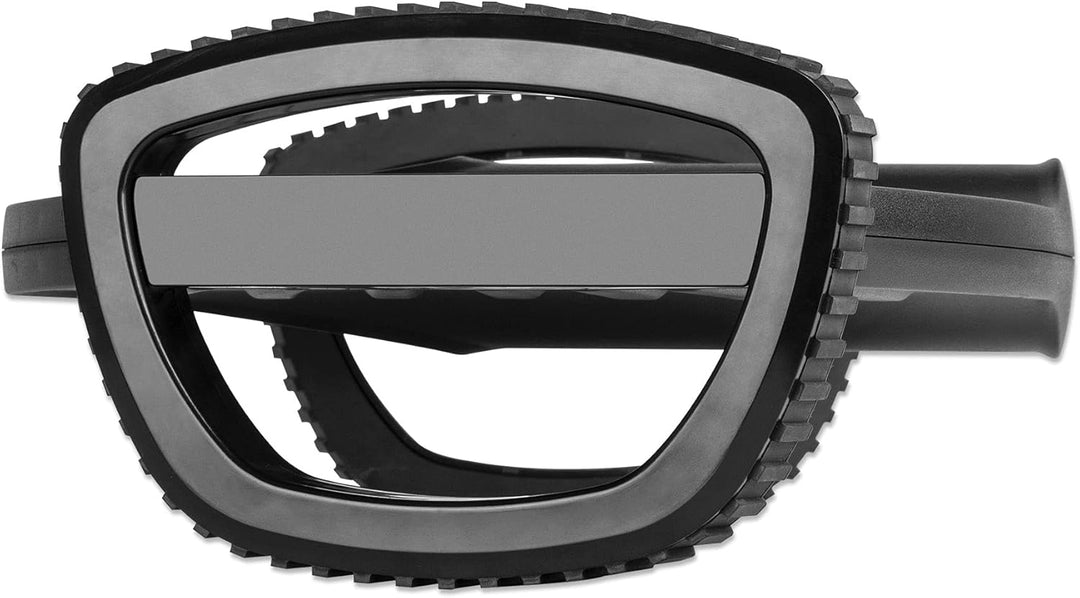 Manhattan 462181 Ergonomische Fussstütze mit Schwingfunktion, Schwarz