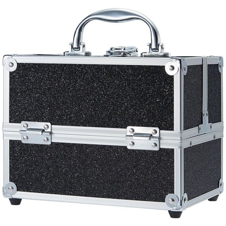 Schminkkoffer Leer Kosmetikkoffer Damen Make up Koffer Abschliessbare Beauty Case Make up Organizer
