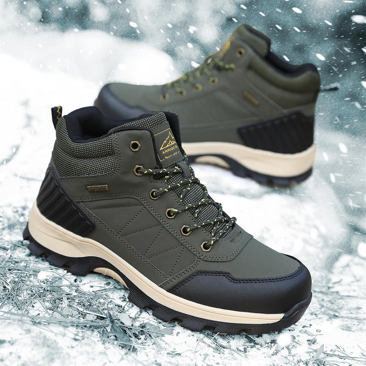 ARRIGO BELLO Winterschuhe Herren Winterstiefel Wanderstiefel Trekking Stiefel Gefüttert Warm Rutschf