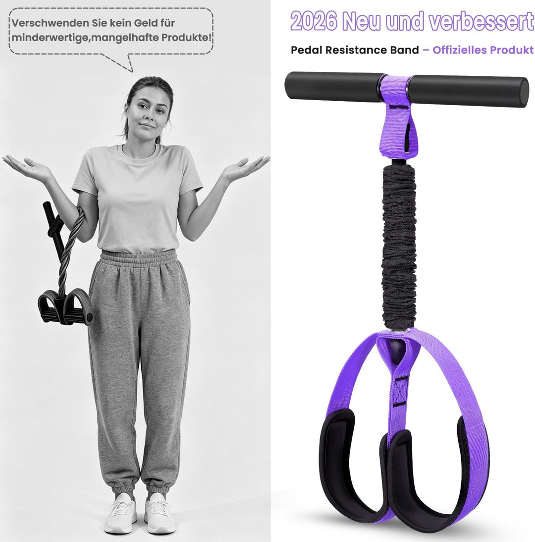 Neues Modell Bauchtrainer, Bruchfest Fusspedal Trainer, Bauchtrainer für Zuhause Maximale Belastbark